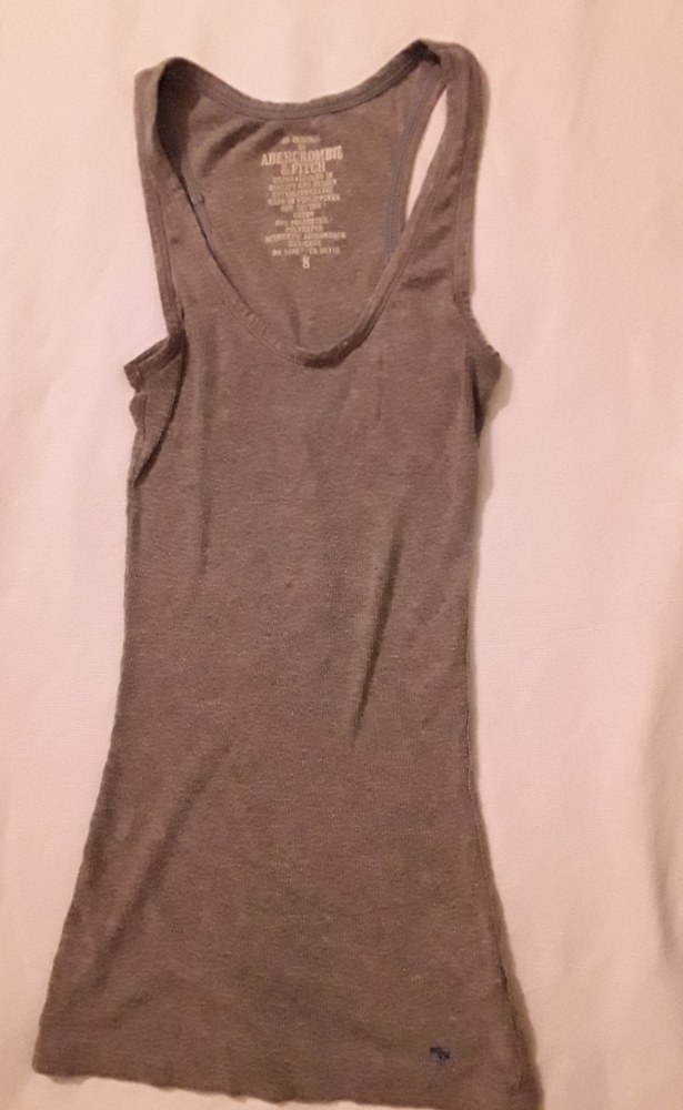 Gray Womens Abercrombie & Fitch Tank Top